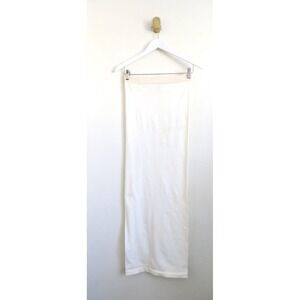 Victoria's Secret Strapless Tube Shapewear Body Shaper Dress Cream Ivory SZ L